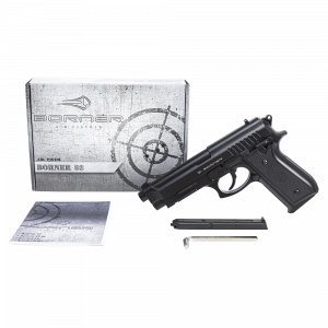 Пневматический пистолет Borner 92 (Beretta 92), кал. 4,5 мм, пластик
