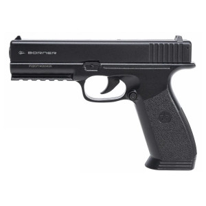 Пневматический пистолет Borner 17 (Glock 17) кал. 4,5 мм, пластик